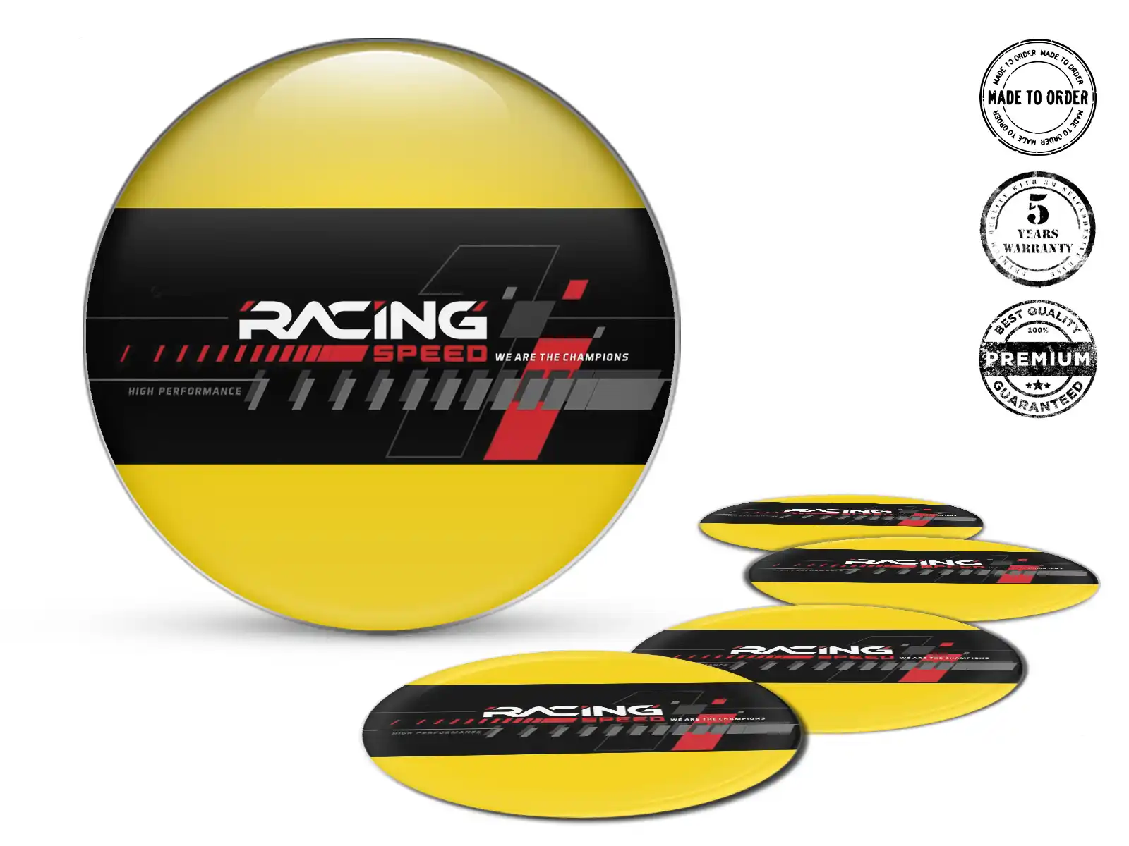 Rim decals Premium Look Luxury Drift Stickers for Cars